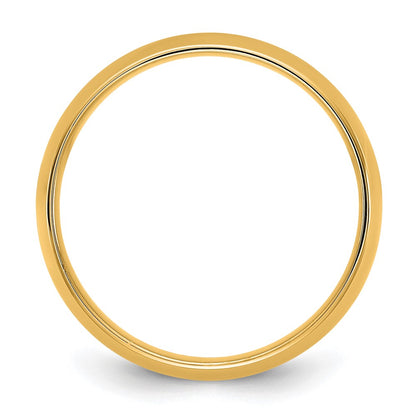 10K Yellow Gold 10Ky 5.5mm Lightweight Comfort Fit Band Size 5.5