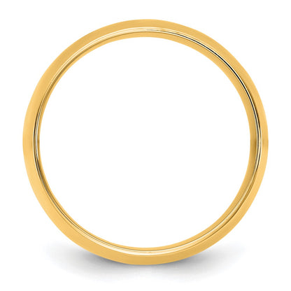 10K Yellow Gold 10Ky 9mm Lightweight Comfort Fit Band Size 14
