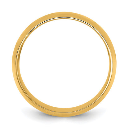 10K Yellow Gold 10Ky 10mm Lightweight Comfort Fit Band Size 9.5