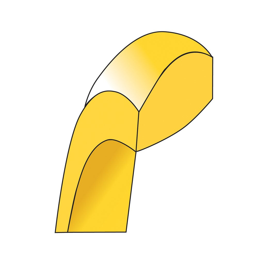 18k Yellow Gold 6mm Lightweight Comfort Fit Wedding Band Ring