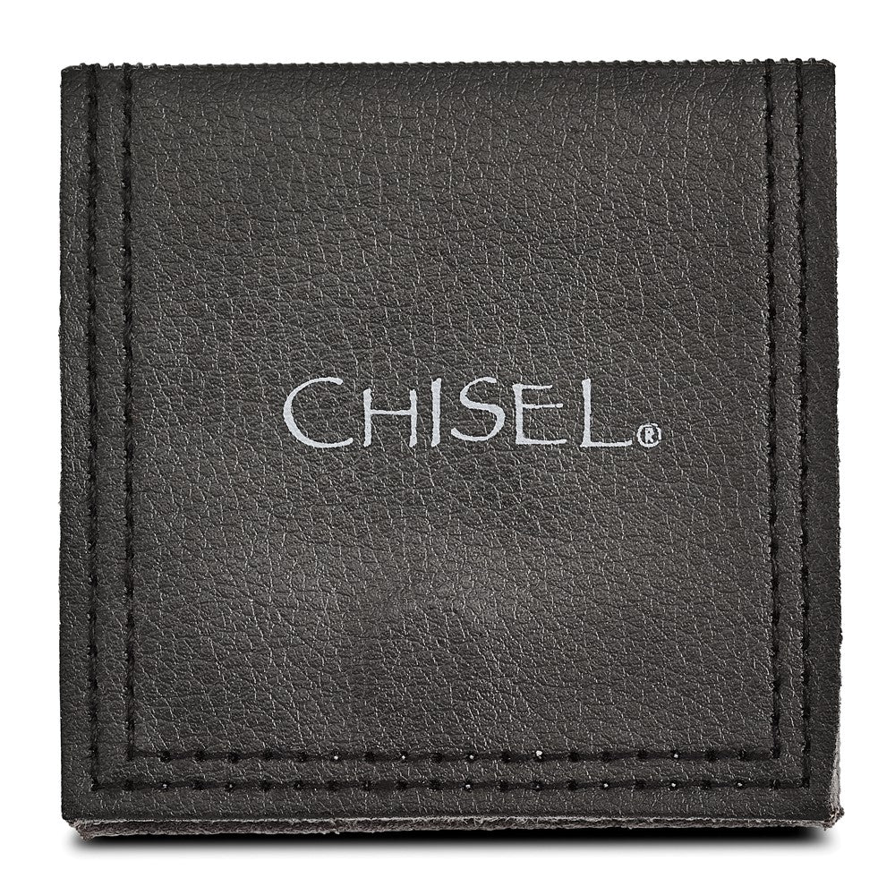 Stainless Steel Chisel Polished 2.5mm 9.5 Inch Fancy Link Anklet