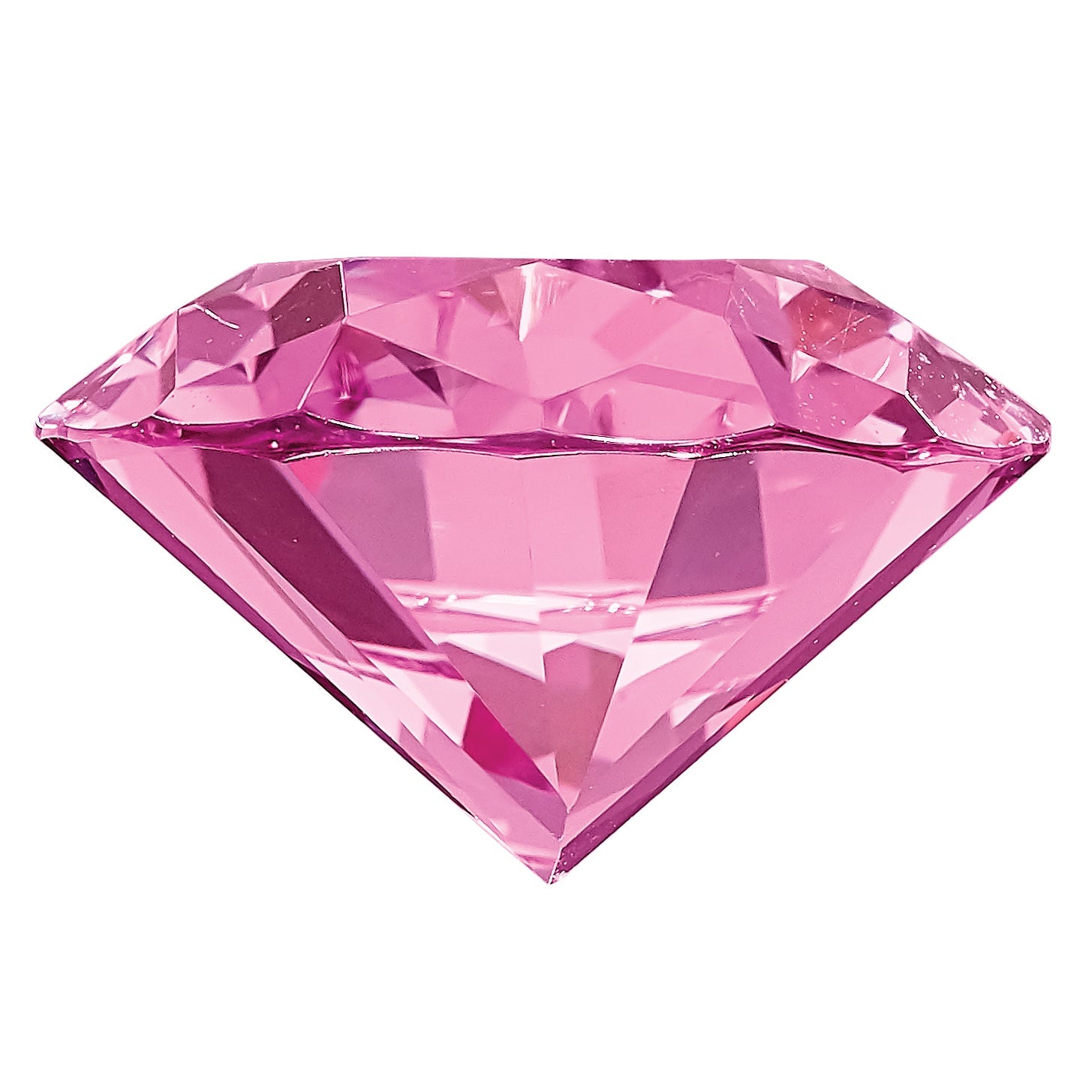 Gemstone Created Pink Sapphire 9X7mm Oval
