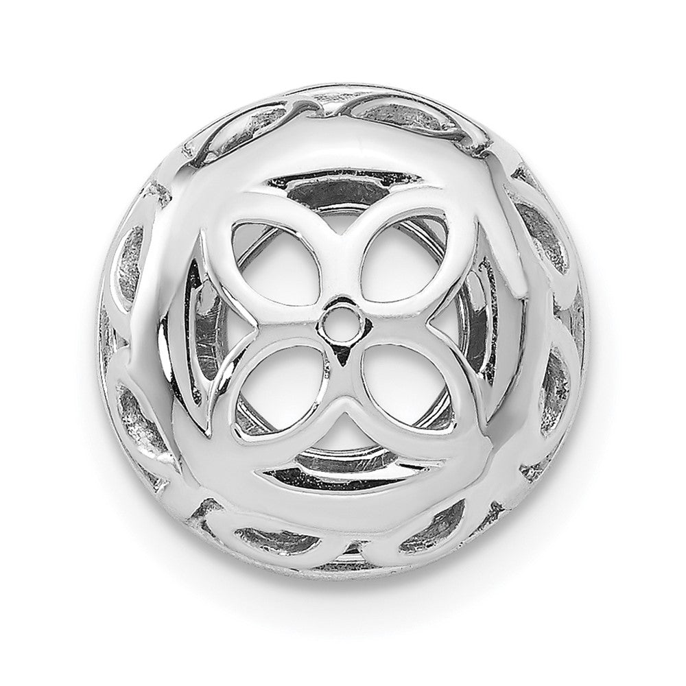 14K White Gold True Origin 1 Carat Lab Grown Diamond Vs D E F For 5.5 6mm Studs Earring Jackets