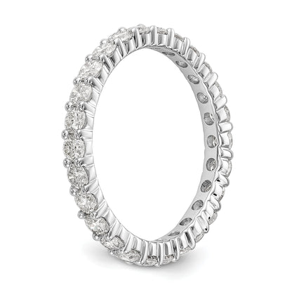 1.50 Ct. Natural Diamond Womens Eternity Wedding Band Ring in 14k White Gold