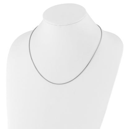 30 Inch Sterling Silver Adjustable 1.6mm Snake Chain Necklace