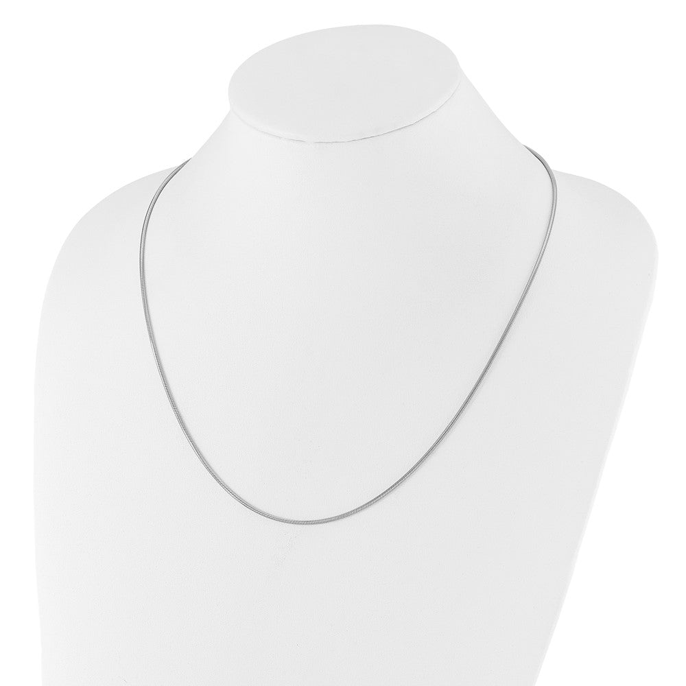 30 Inch Sterling Silver Adjustable 1.6mm Snake Chain Necklace