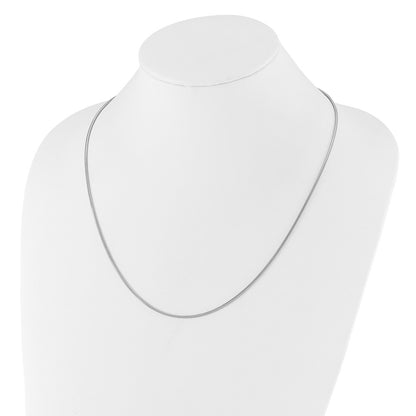 30 Inch Sterling Silver Adjustable 1.6mm Snake Chain Necklace