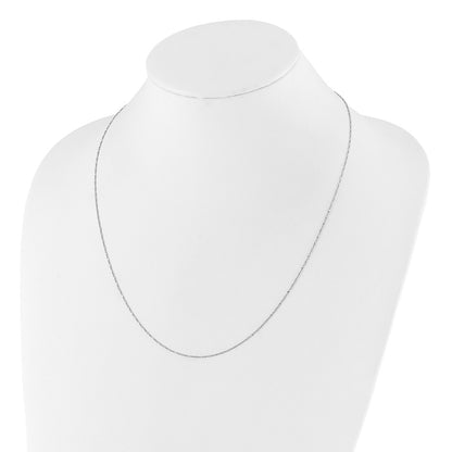 30 Inch Sterling Silver Adjustable .95mm Singapore Chain Necklace