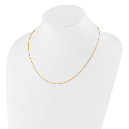 30 Inch Sterling Silver Gold-Plated Adjustable .95mm Snake Chain Necklace