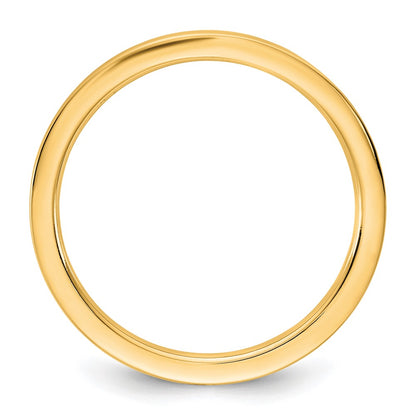 10K Yellow Gold 10Ky 1.5mm Standard Flat Comfort Fit Band Size 10.5