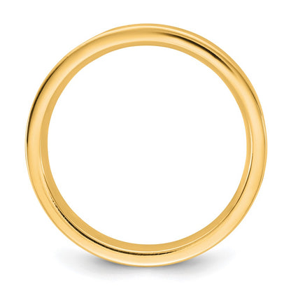 10K Yellow Gold 10Ky 3.5mm Standard Flat Comfort Fit Band Size 11.5