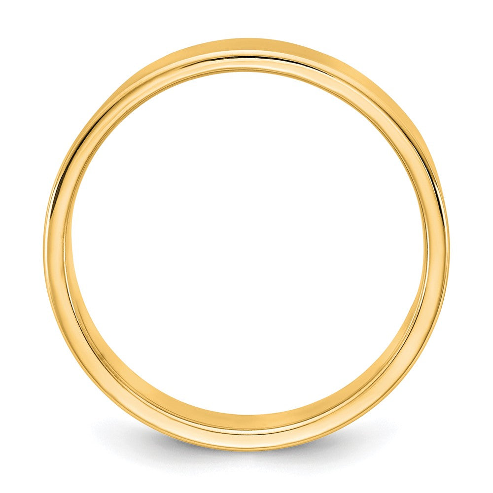 10K Yellow Gold 10Ky 5.5mm Lightweight Flat Band Size 5.5