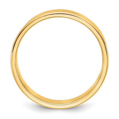 10K Yellow Gold 10Ky 5.5mm Lightweight Flat Band Size 5.5