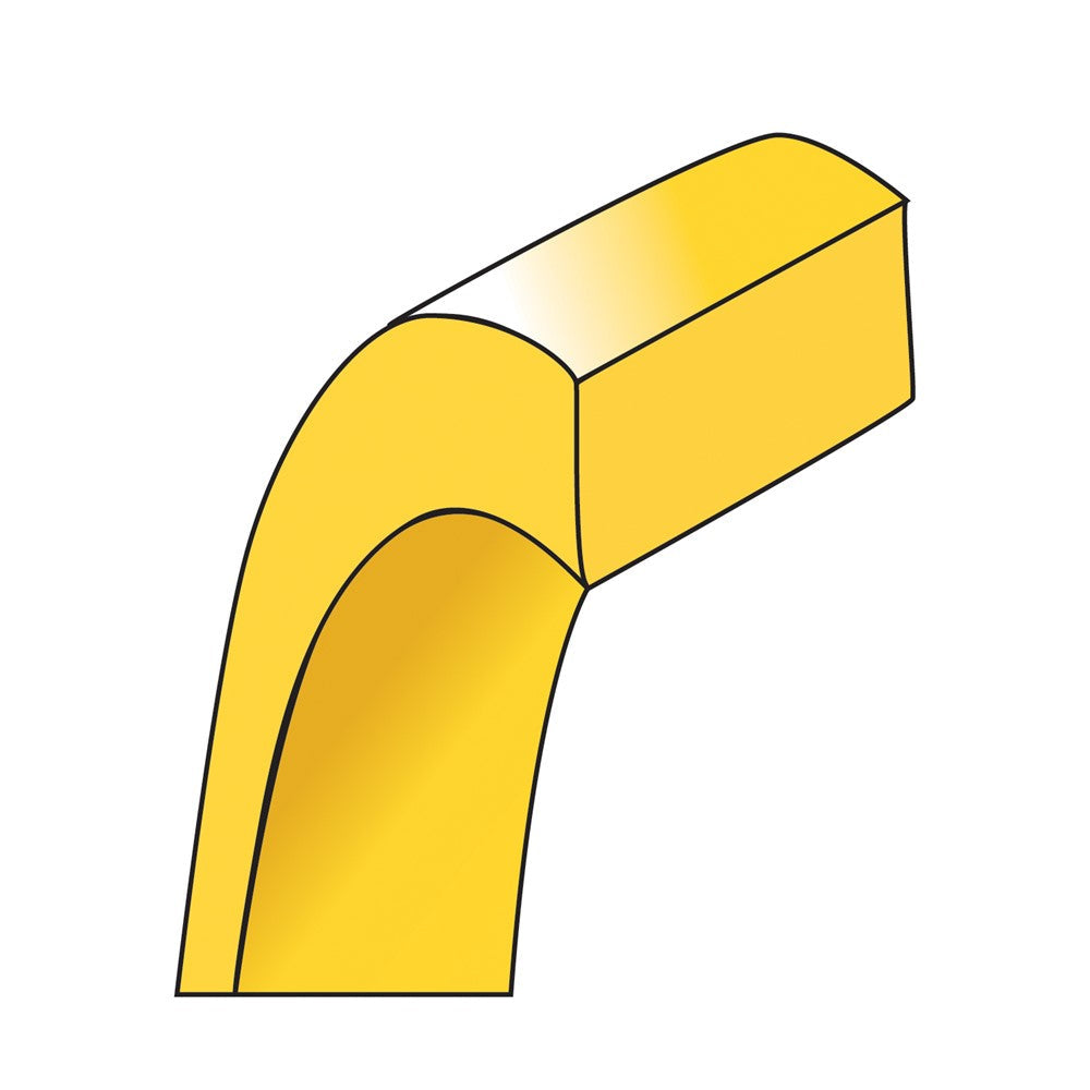 18k Yellow Gold 10mm Lightweight Flat Wedding Band Ring