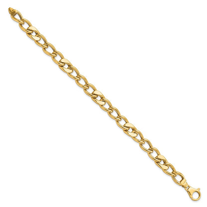 8.5 Inch 14K Polished Fancy Link Men'S Bracelet