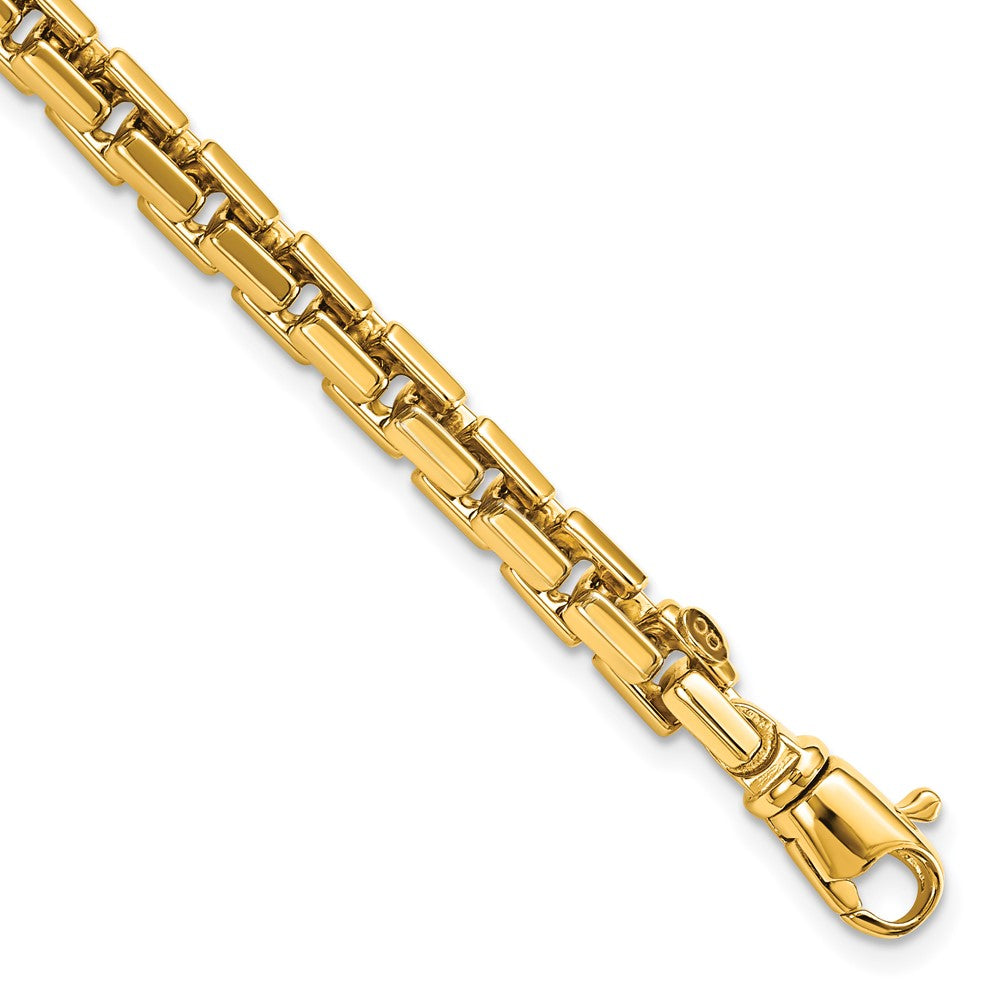 8.5 Inch 14K Yellow Gold Polished Chain Bracelet