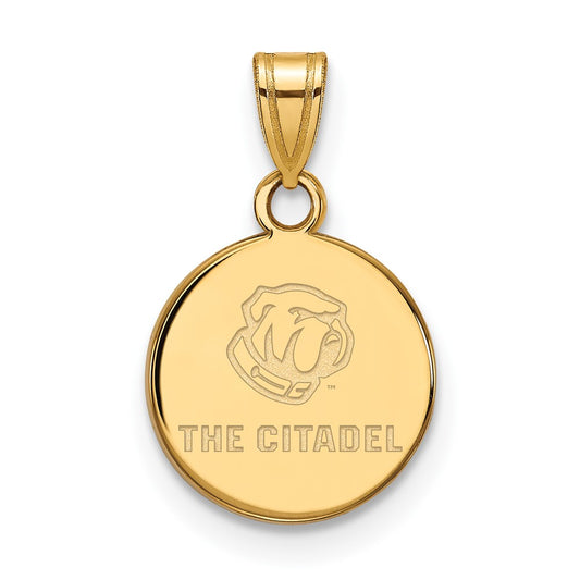 10K Yellow Gold 10Ky Logoart The Citadel Small Pendant