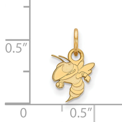 10K Yellow Gold Logoart Georgia Institute Of Technology Jacket Extra Small Pendant