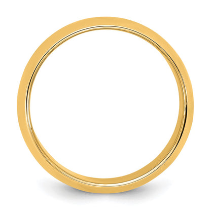 10K Yellow Gold 10Ky 9mm Half Round Band Size 5