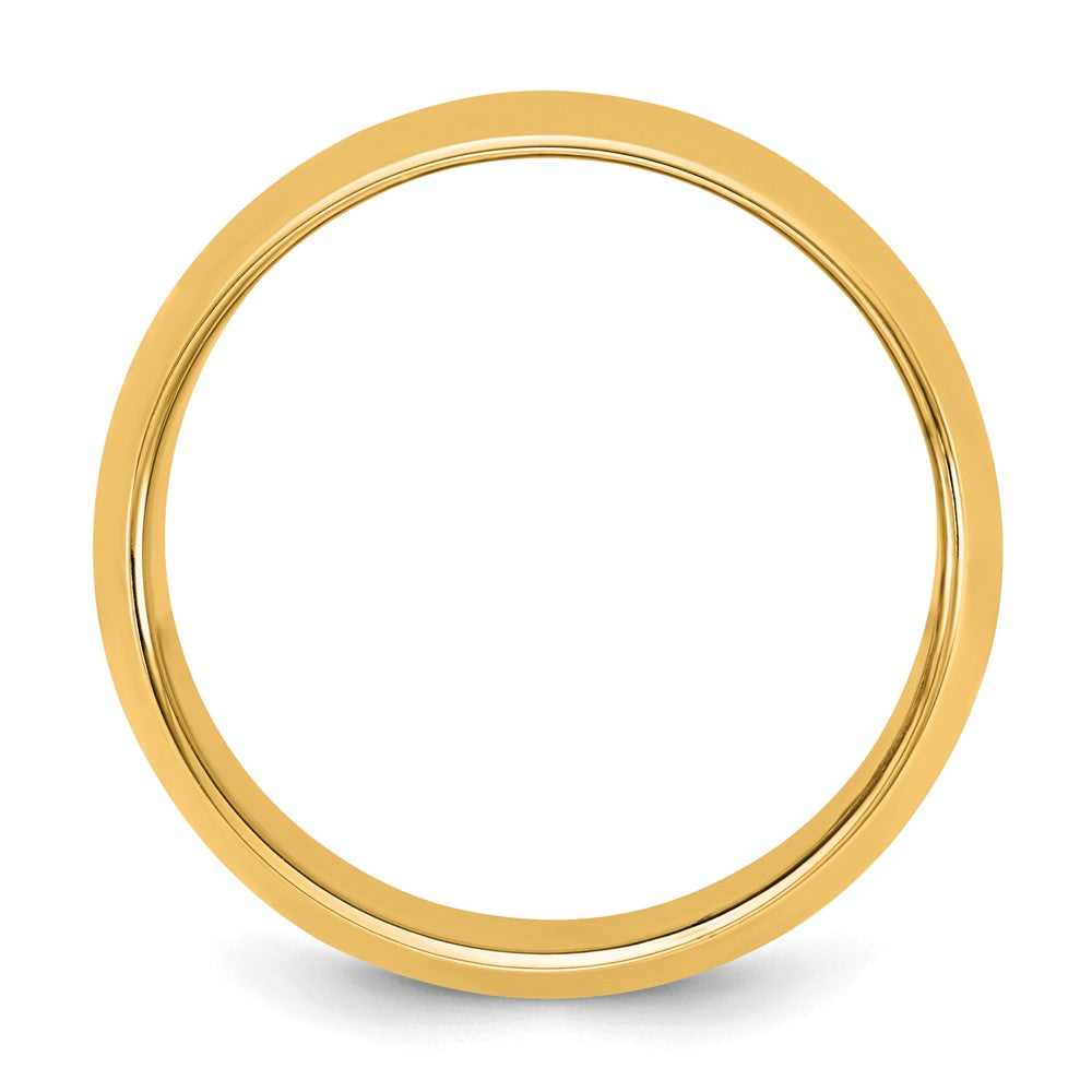 10K Yellow Gold 10Ky 11mm Half Round Band Size 8