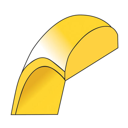 10K Yellow Gold 10Ky 4.5mm Lightweight Half Round Band Size 4