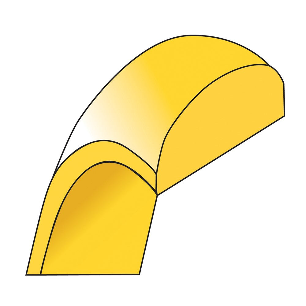 10k Yellow Gold 3mm Half Round Wedding Band Ring