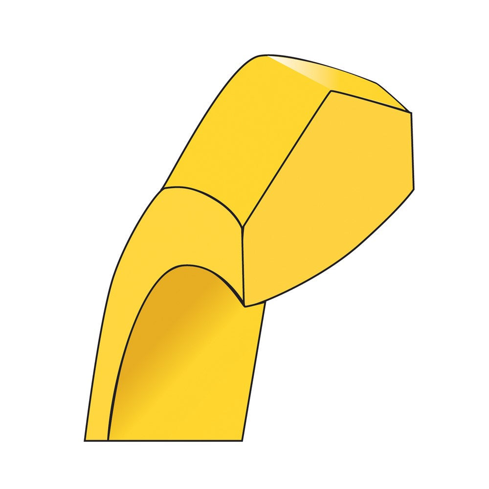 14k Yellow Gold 2.5mm Knife Edge Comfort Fit Wedding Band Ring