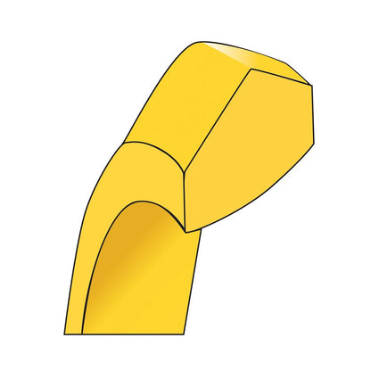 18k Yellow Gold 2.5mm Knife Edge Comfort Fit Wedding Band Ring