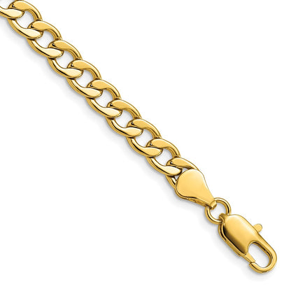 Fashion Kelly Waters Gold Plated 5.5mm Curb 18 Inch Chain Necklace