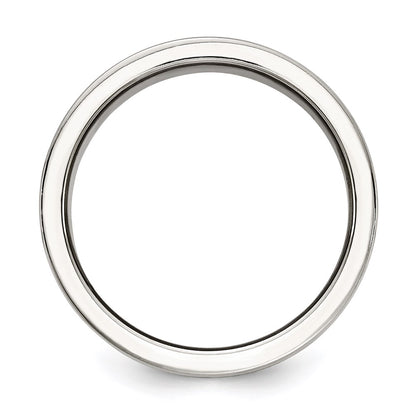 Stainless Steel Toronto Maple Leafs Logo Band Ring