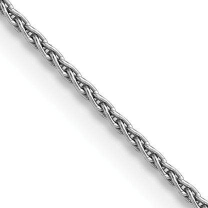 14K White Gold 18 Inch 1.5mm Parisian Wheat With Lobster Clasp Chain Necklace