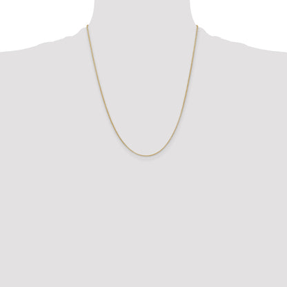 22 Inch 14K 1.55mm Rolo Pendant Chain Necklace