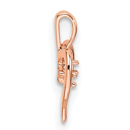 10K Rose Gold Heart Pendant Mounting