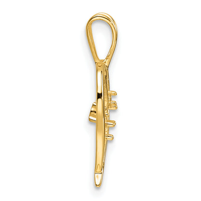 10K Yellow Gold 10K Heart Pendant Mounting