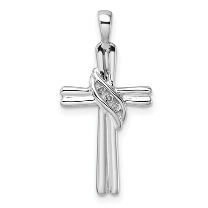 10K White Gold 10K Cross Pendant Mounting