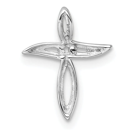 10K White Gold 10K Cross Pendant Mounting