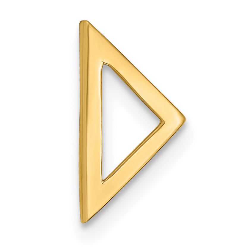14k Yellow Gold 14k Polished Triangle Chain Slide