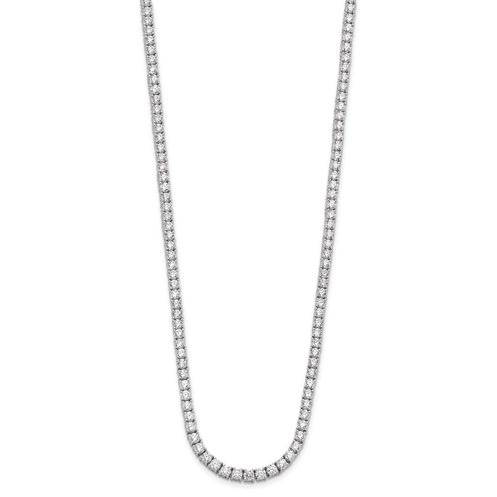 14k White Gold 14kw Certified Lab Grown Diamond VS/SI FGH Tennis Necklace