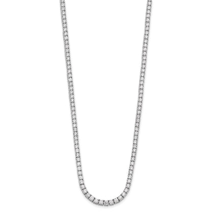 14k White Gold 14kw Certified Lab Grown Diamond VS/SI FGH Tennis Necklace