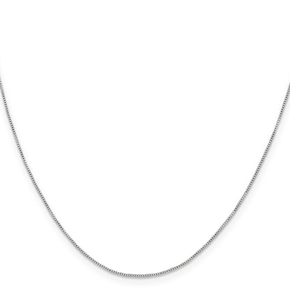 18 Inch Sterling Silver .6mm Box Chain W/2In Ext.
