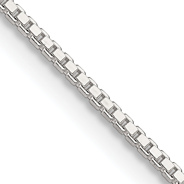 24 Inch Sterling Silver 1.25mm Box Chain Necklace