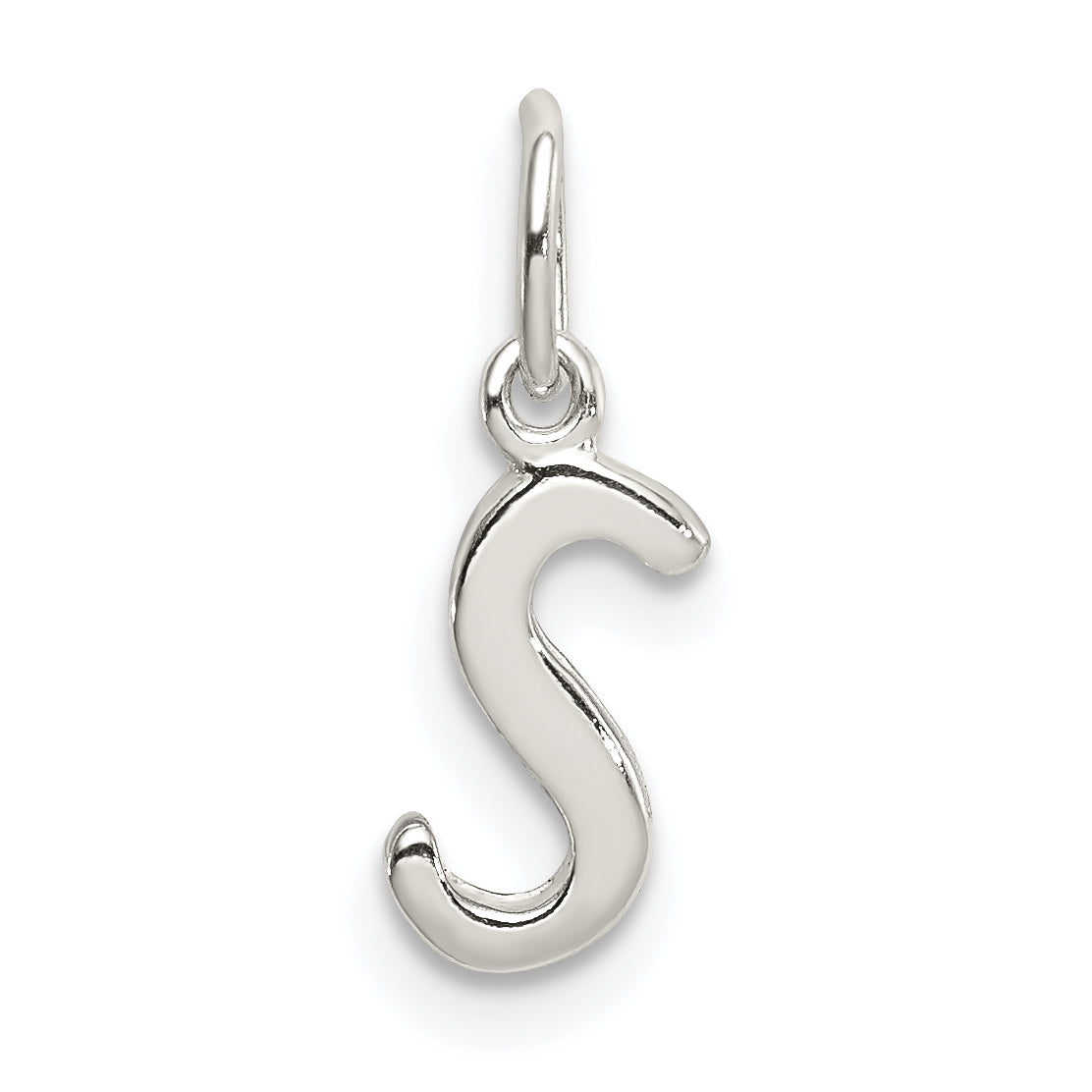 Sterling Silver Letter S Initial Charm