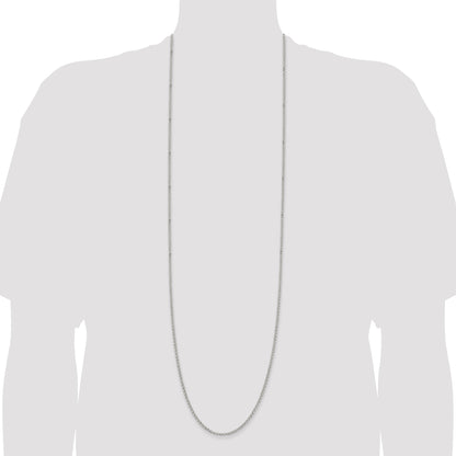 42 Inch Sterling Silver 2.8mm Rolo Chain Necklace