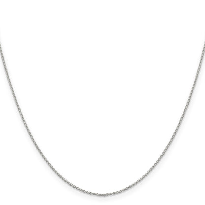 22 Inch Sterling Silver 1.1mm Rolo Chain Necklace