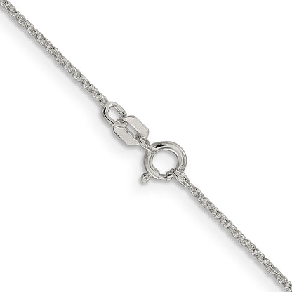 20 Inch Sterling Silver 1.1mm Rolo Chain Necklace