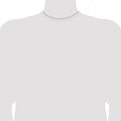 14 Inch Sterling Silver 1.1mm Rolo Chain Necklace