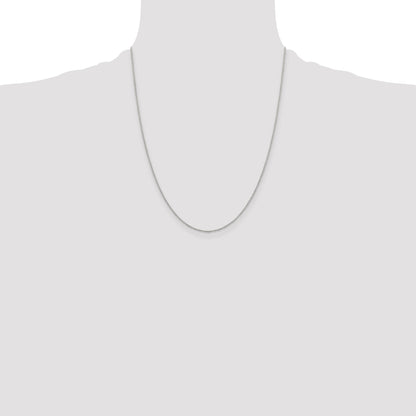 22 Inch Sterling Silver 1.1mm Rolo Chain Necklace