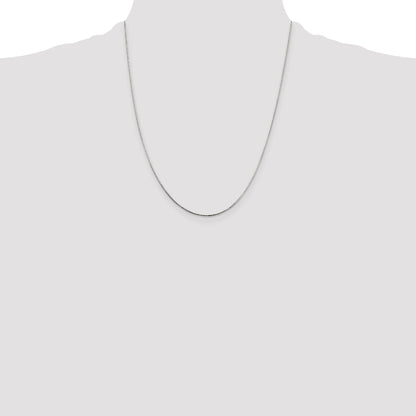 22 Inch Sterling Silver .85mm Diamond-Cut Snake Chain Necklace