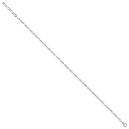 9 Inch Sterling Silver In Singapore Plus 1In Ext. Chain Anklet