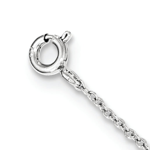 7.25 Inch Sterling Silver Rhodium-Plated Polished Infinity Symbol Bracelet